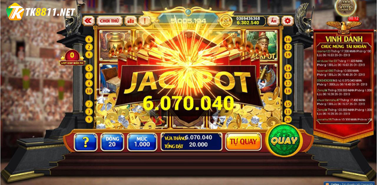 GAME SLOT TK88 - TK88 - TK88BET - TK88 CASINO - NHÀ CÁI TK88