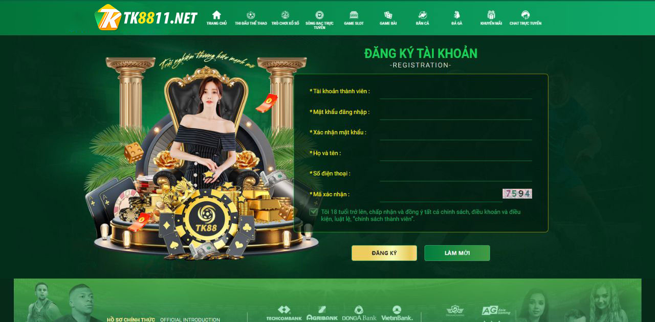 THỂ THAO TK88 - TK88 - TK88BET - TK88 CASINO - NHÀ CÁI TK88