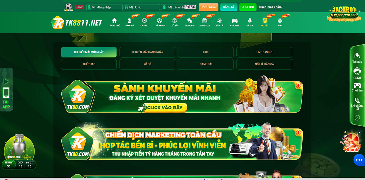 TIN TỨC TK88 - TK88 - TK88BET - TK88 CASINO - NHÀ CÁI TK88